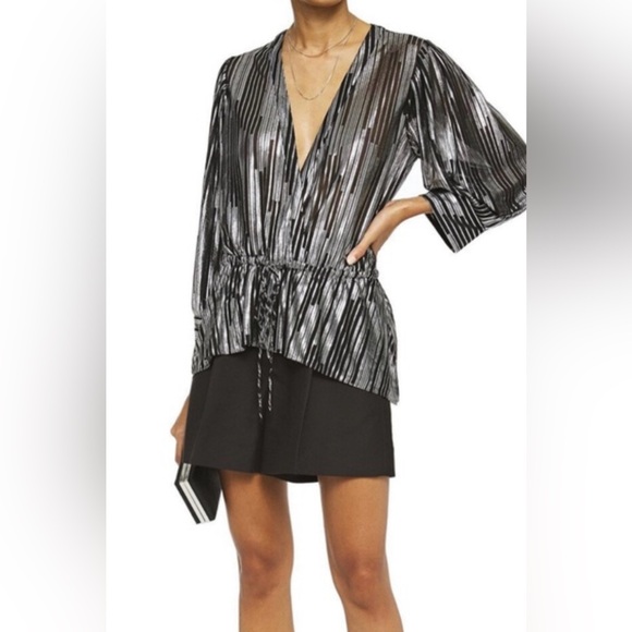 IRO metallic blouse - Picture 1 of 5